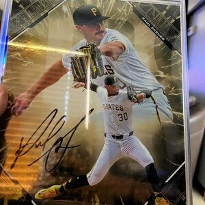 Autographed Baseball 8x10 signed Paul Skeens. Comes in nice black box